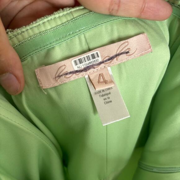 Hutch Crepe Fringe Jumpsuit Mint Green Size 4 - Picture 7 of 11